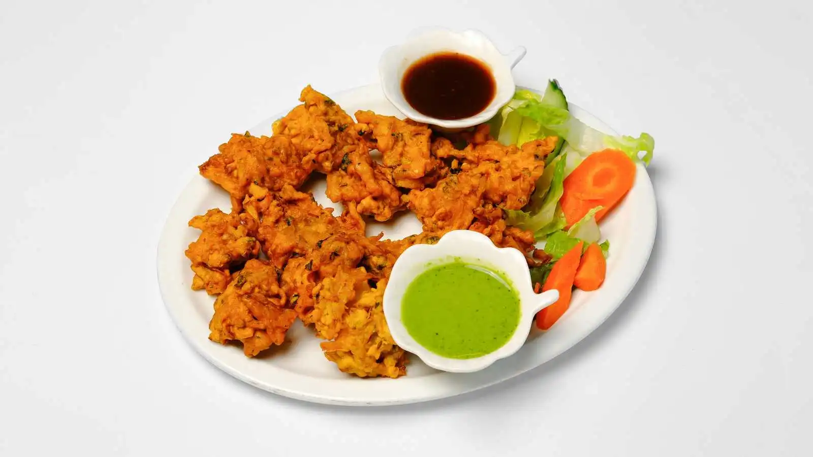 Vegetable Mixed Pakora - crispy fritters at Indian Grill Nanaimo